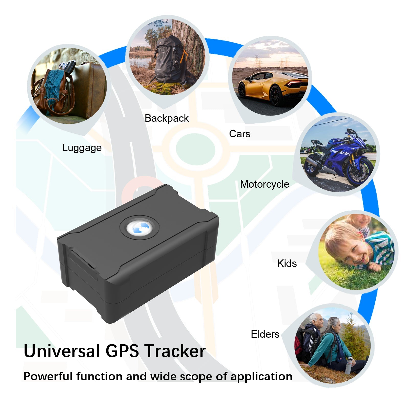 Anti-Theft Hidden GPS Tracker With Remote Control Real-Time Vehicle Tr
