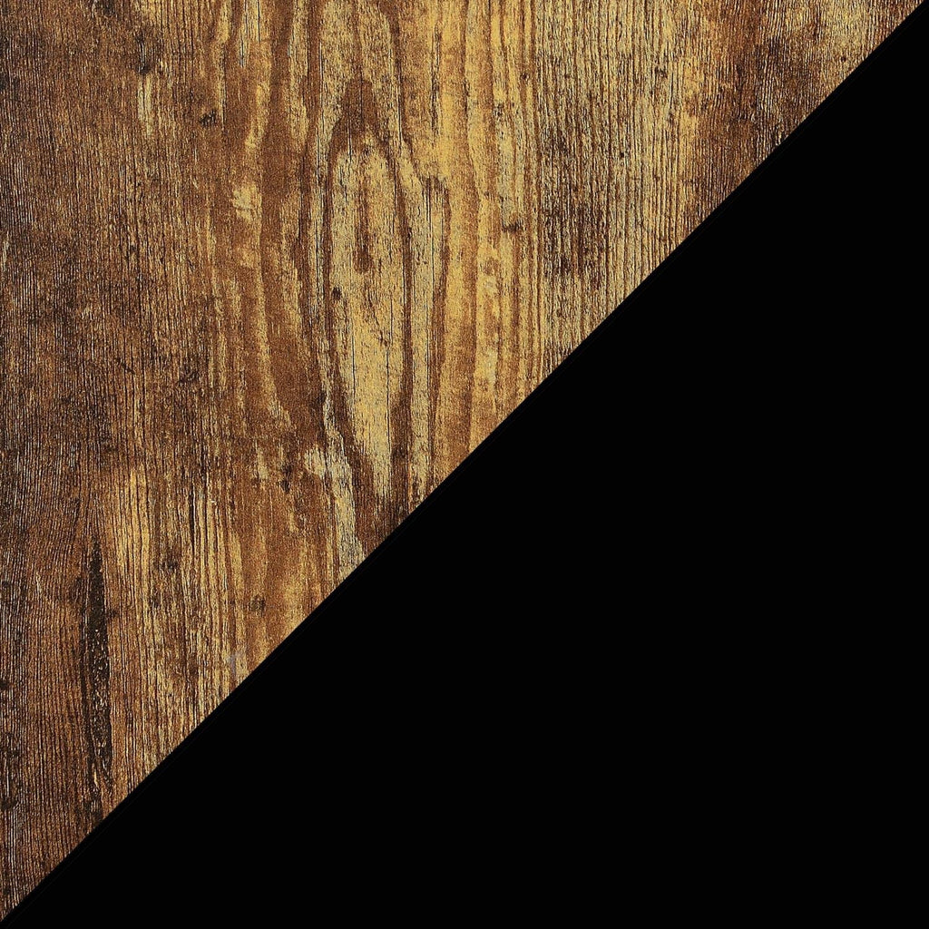Barnwood Black Student Desk With Shelves 47 Inch No Tools