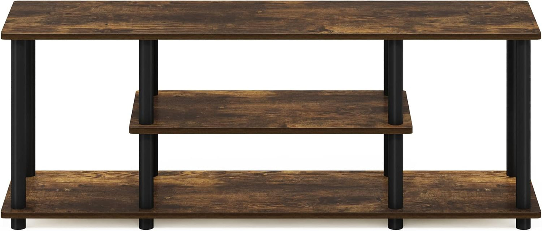 Three-Tier TV Stand Up To 50-Inch TV Tool-Free Assembly