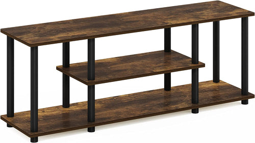 Three-Tier TV Stand Up To 50-Inch TV Tool-Free Assembly