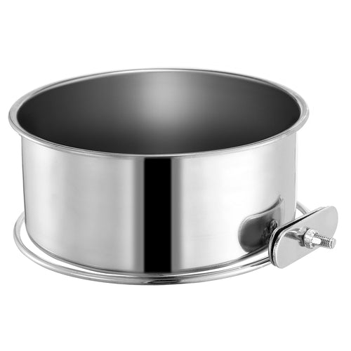 1Pc M Size Stainless Steel Dog Bowl Pets Hanging Food Bowl Detachable