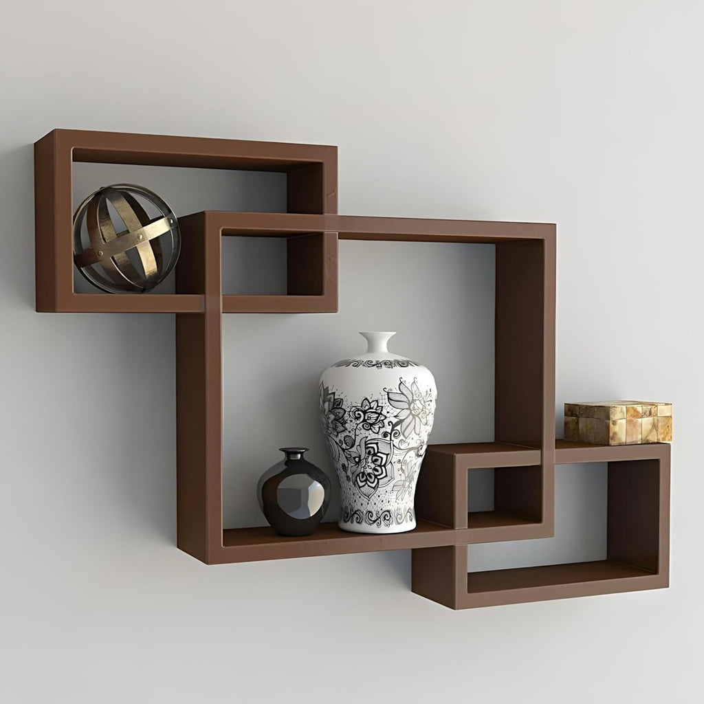 Wooden Wall Shelf for Home Organization