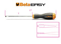 Beta Tools USA 012040003 1204 2 5X60-Screwdriv. Headless Slotted