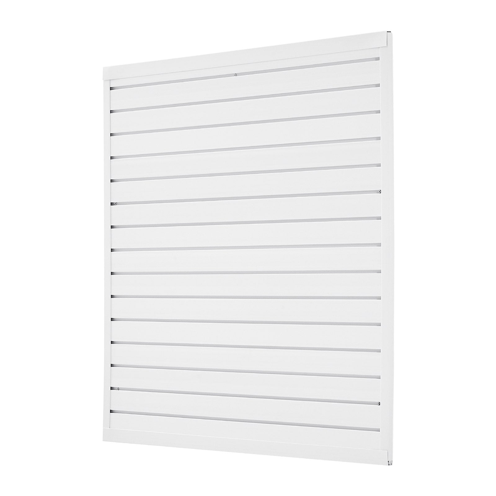 Slat Wall Paneling, 4 x 4 ft, PVC Garage Slatwall with Modular Design,
