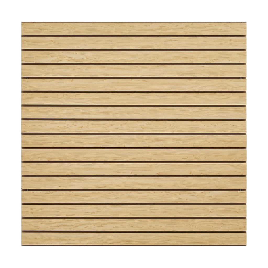 Slat Wall Paneling, 4 x 4ft, MDF Garage Slatwall with Modular Design,