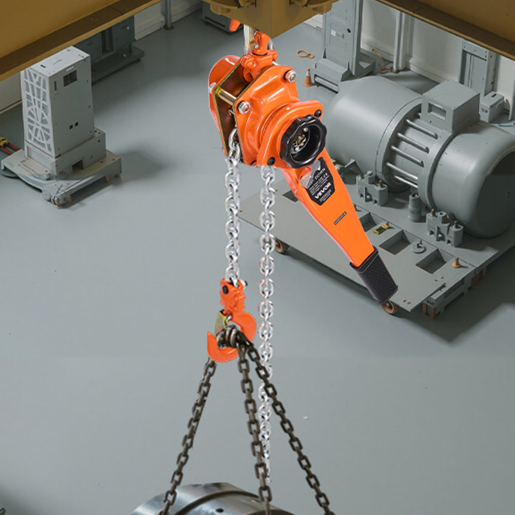 Manual Lever Chain Hoist, 1-1/2T 1500KG Capacity Heavy Duty Come