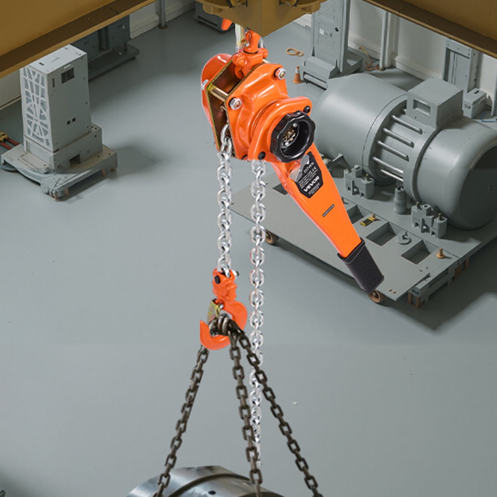 Manual Lever Chain Hoist, 1-1/2T 1500KG Capacity Heavy Duty Come