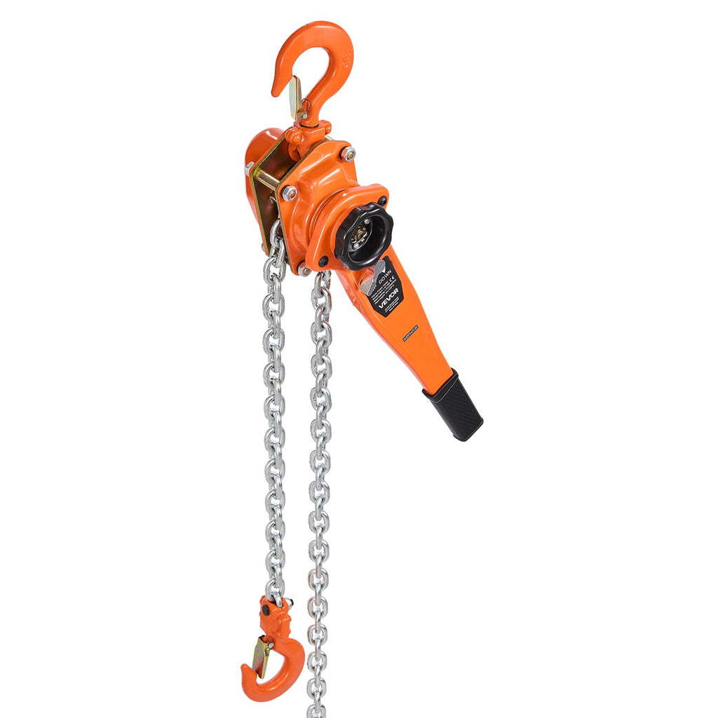 Manual Lever Chain Hoist, 1-1/2T 1500KG Capacity Heavy Duty Come