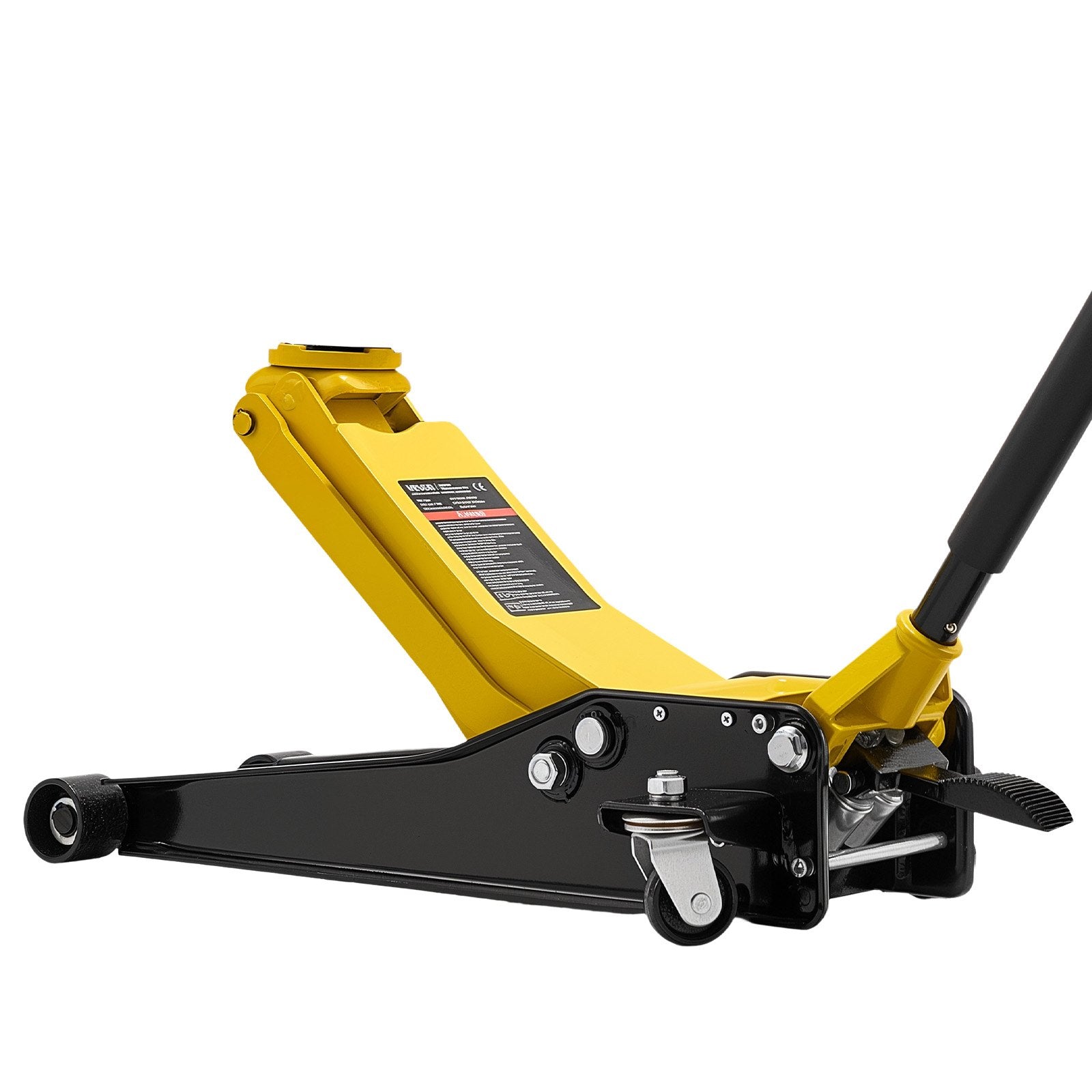 Low Profile Floor Jack, 3 Ton Capacity, Steel Racing Floor Jack with