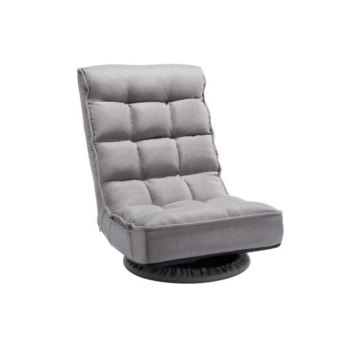 Swivel Floor Gaming Chair, 360-Degree Rotating Floor Chair with 4