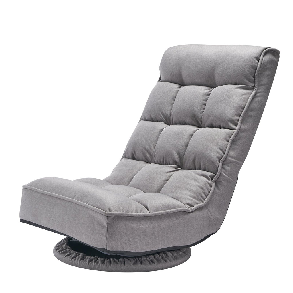 Swivel Floor Gaming Chair, 360-Degree Rotating Floor Chair with 4