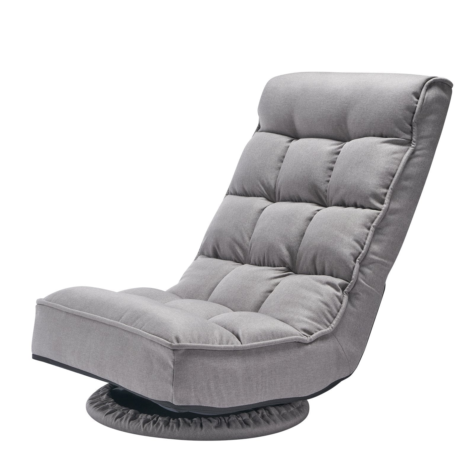 Swivel Floor Gaming Chair, 360-Degree Rotating Floor Chair with 4