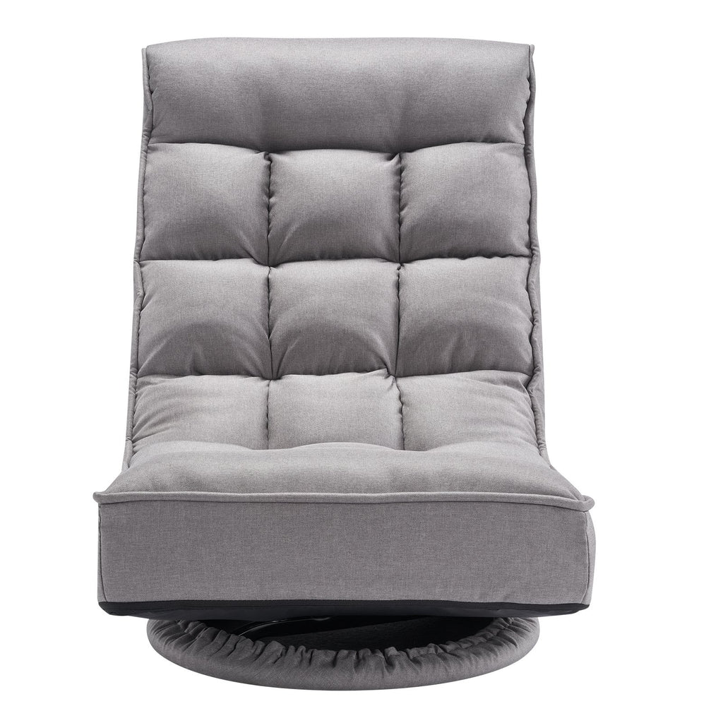 Swivel Floor Gaming Chair, 360-Degree Rotating Floor Chair with 4
