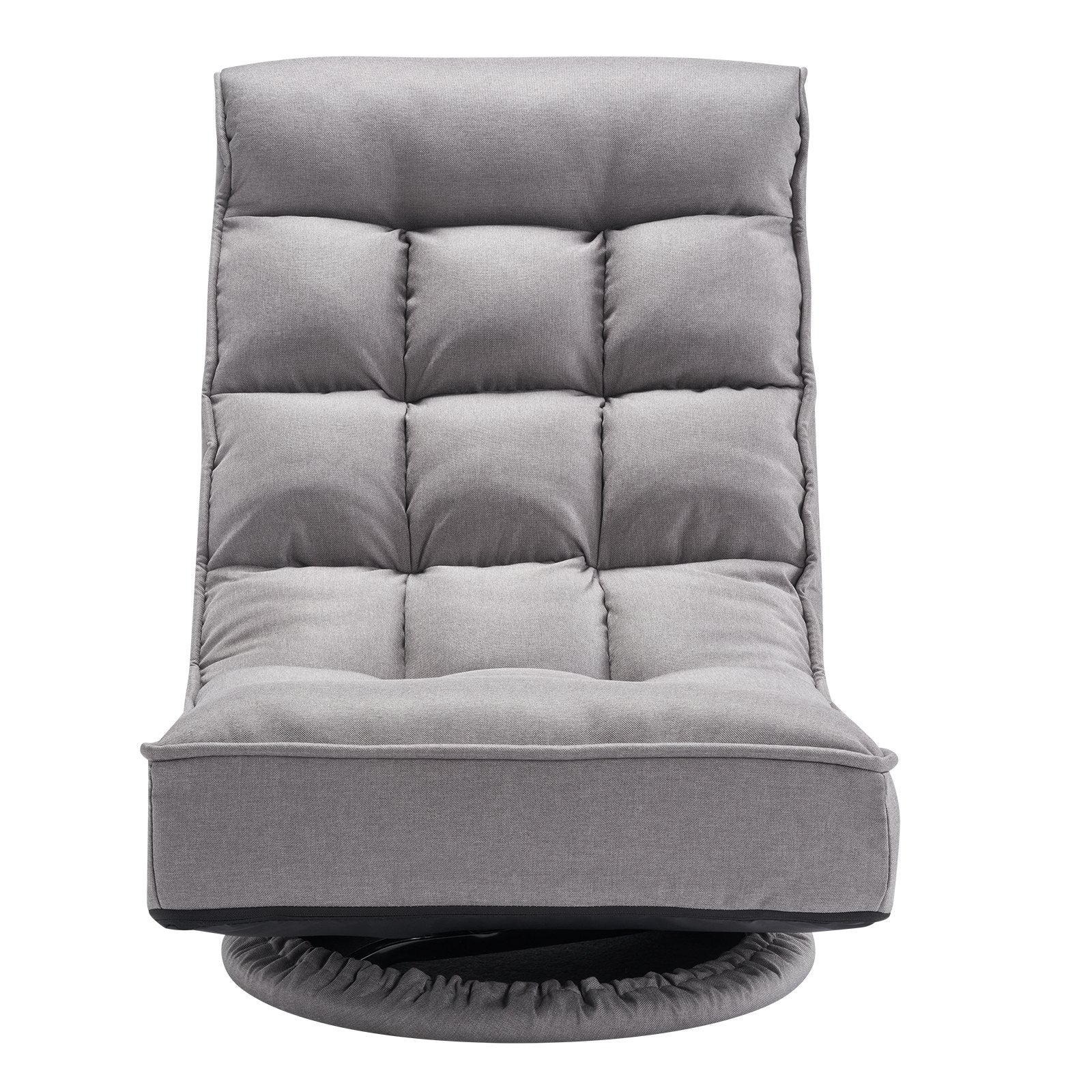 Swivel Floor Gaming Chair, 360-Degree Rotating Floor Chair with 4