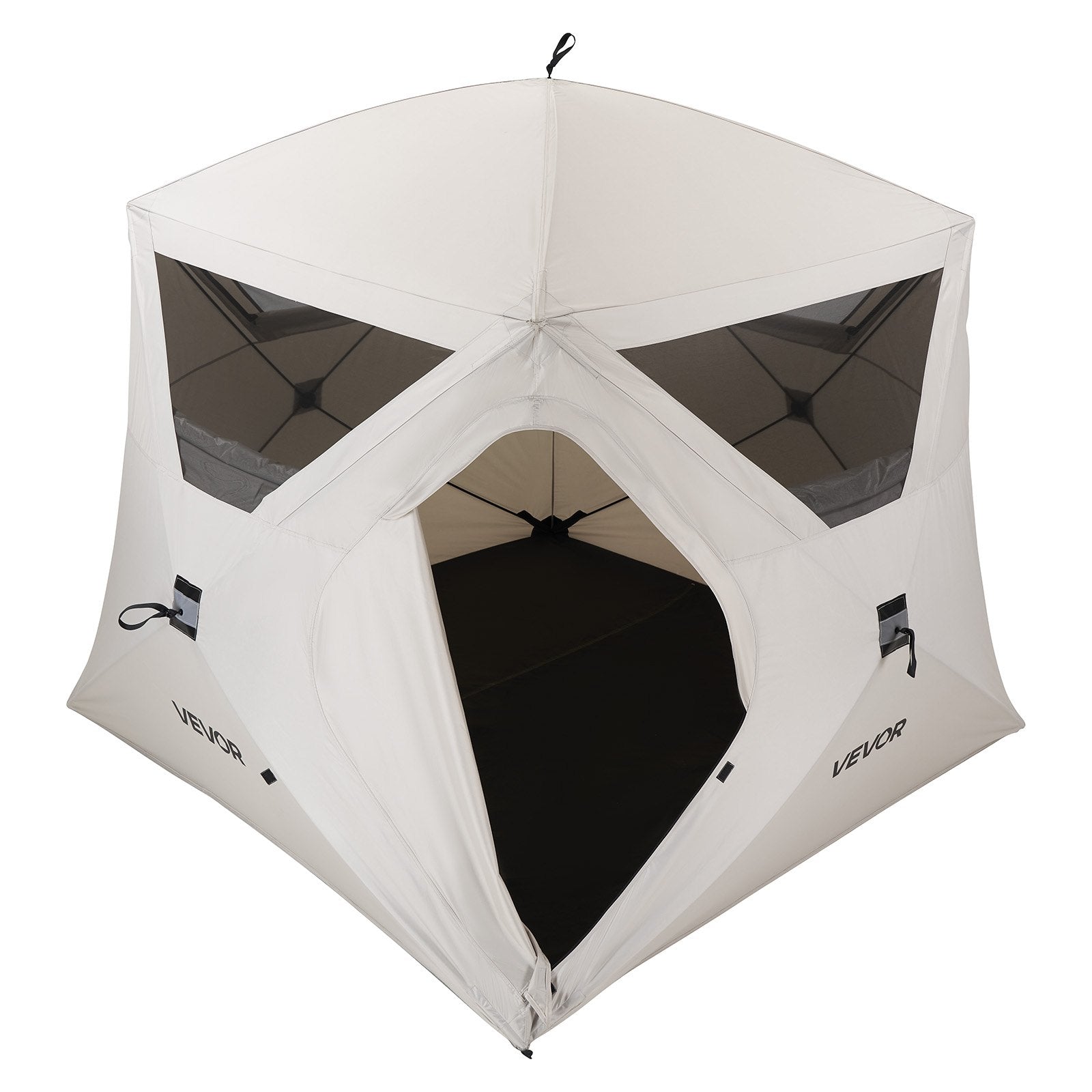 Camping Tent, 4 Person Pop Up Instant Cabin Tent with Large Mesh