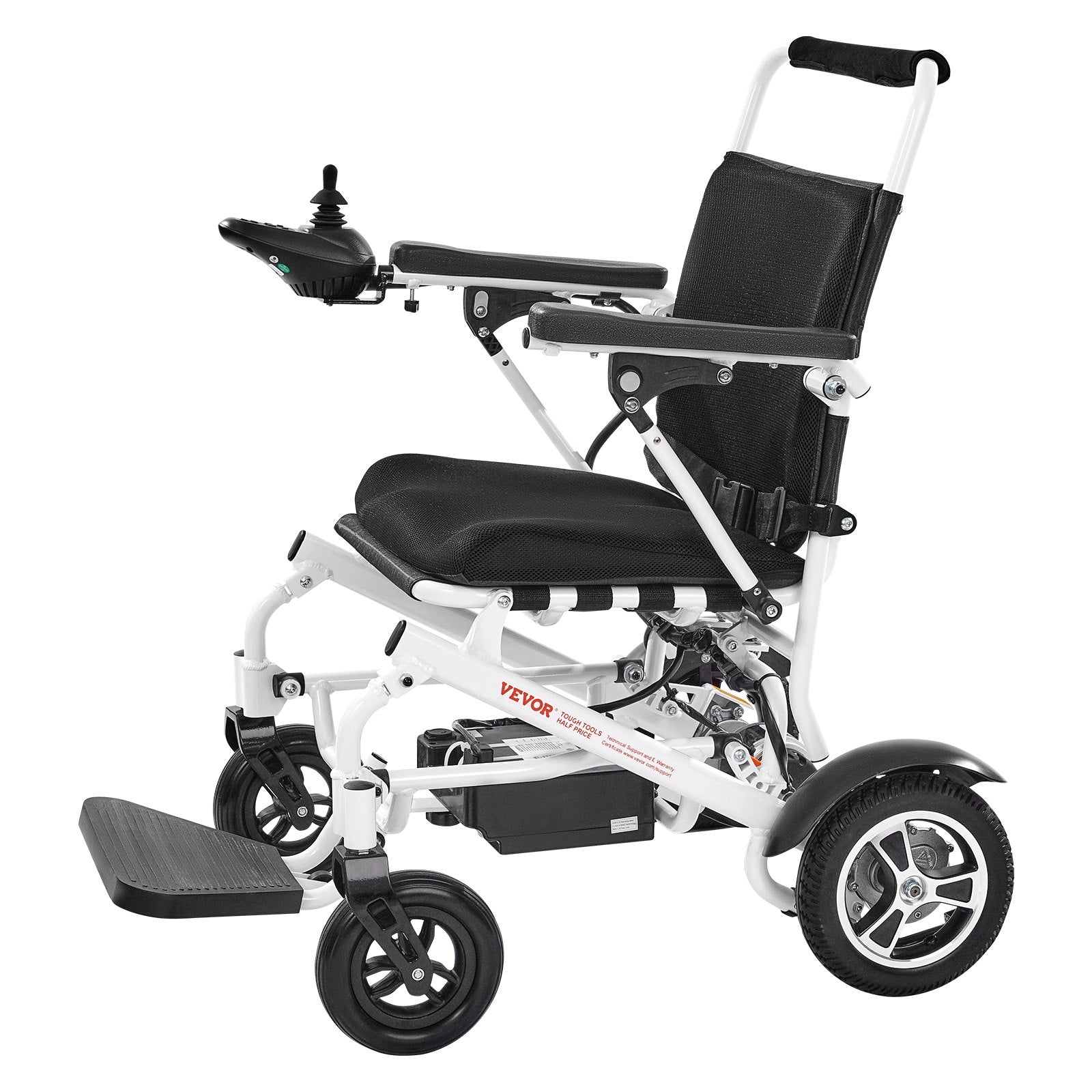 Electric Wheelchair for Adults, 136kg Capacity, Foldable & Lightweight