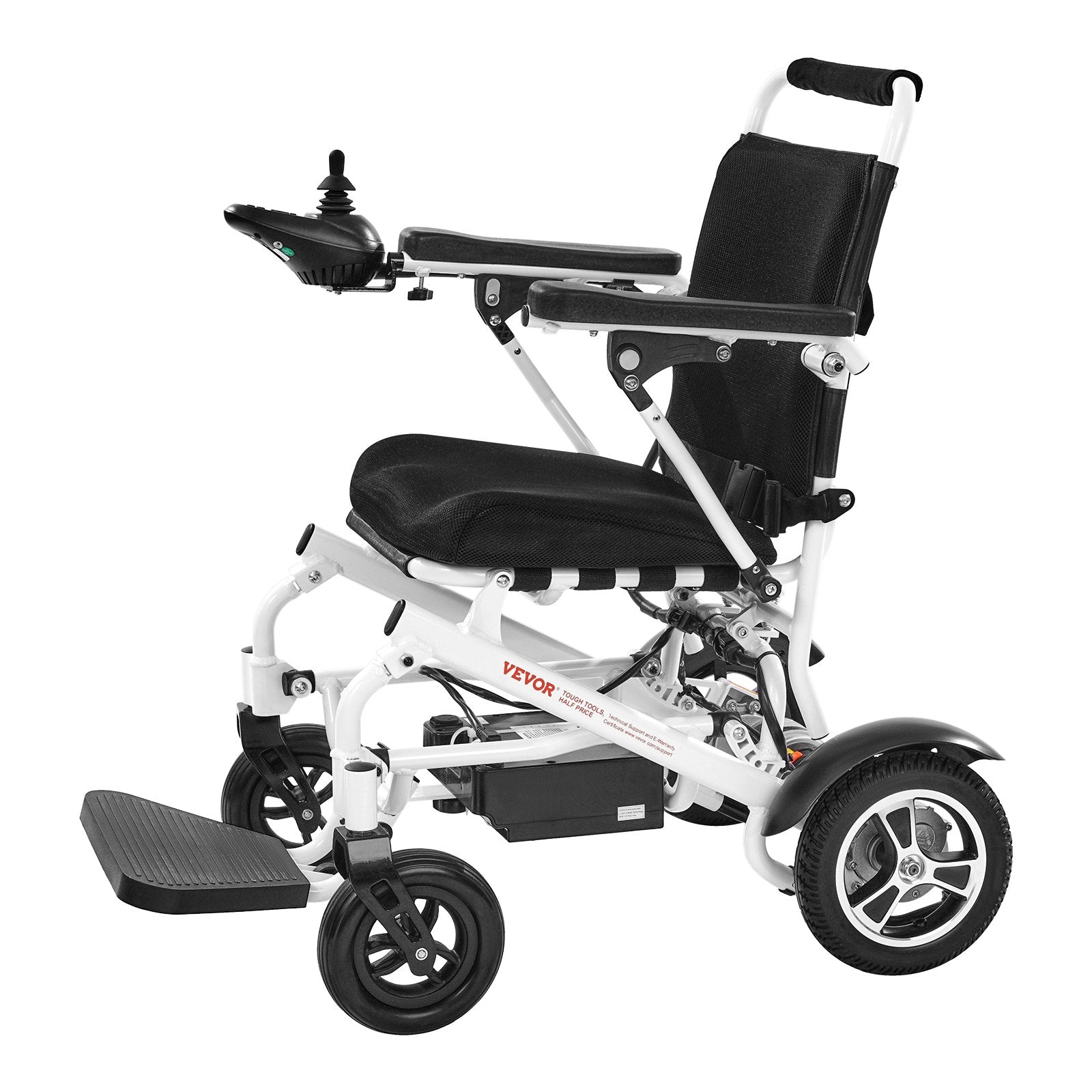 Electric Wheelchair for Adults, 136kg Capacity, Foldable & Lightweight