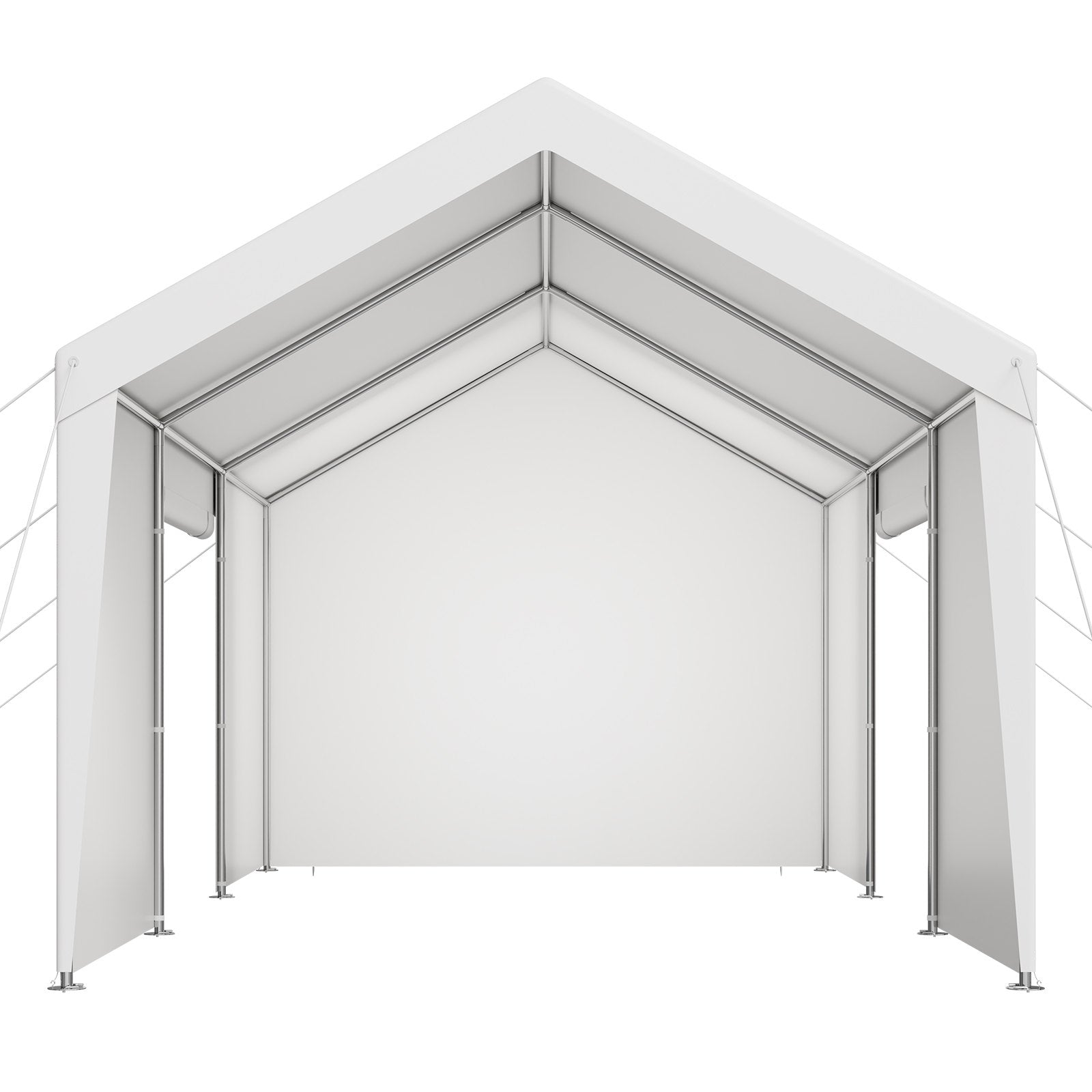 Carport, 10 x 20 FT Outdoor Car Canopy, Potable Carport with Removable