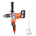 Drill Mixer, 15.89mm Corded Electric Drill Mixer Set, 0-750RPM 3A