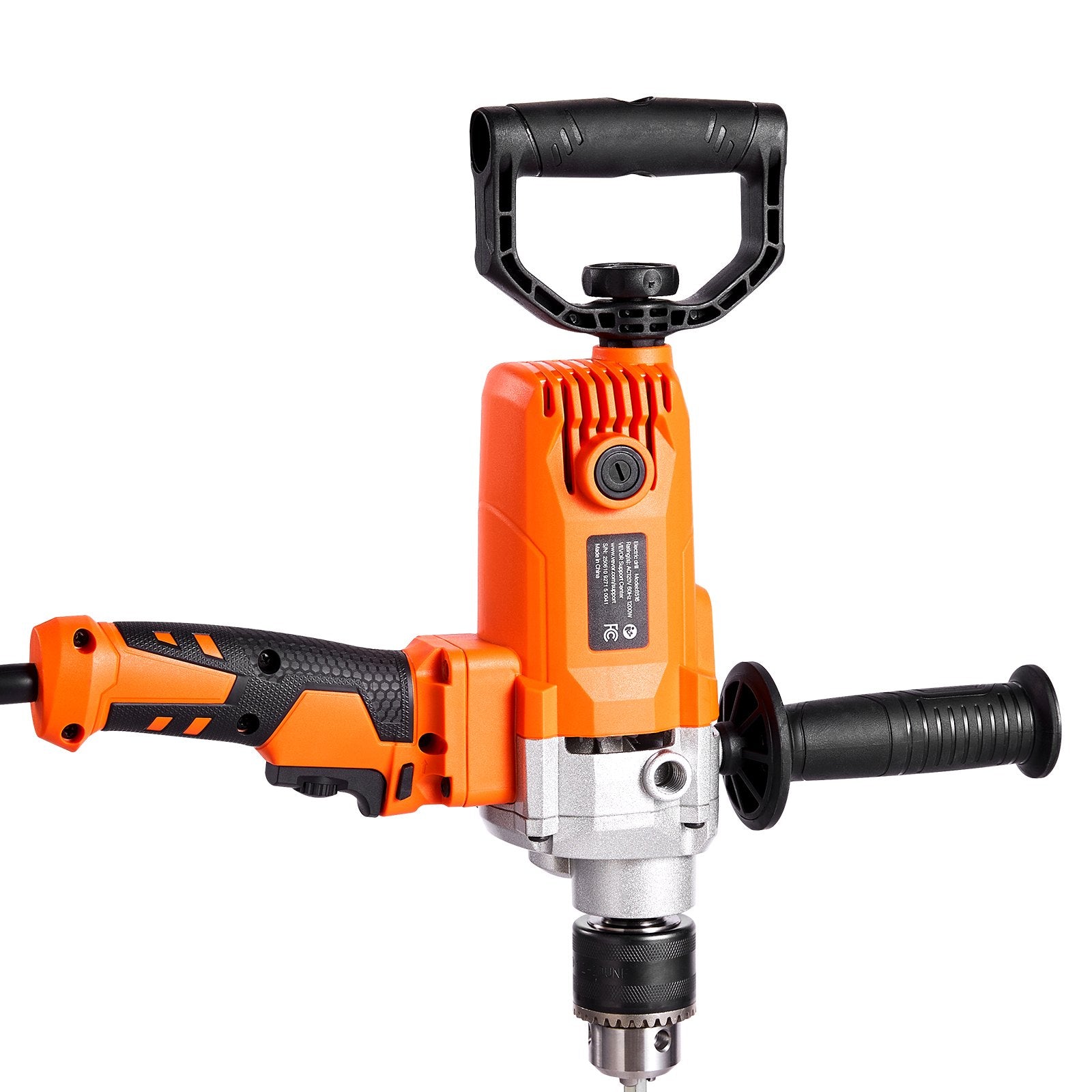 Drill Mixer, 15.89mm Corded Electric Drill Mixer Set, 0-750RPM 3A
