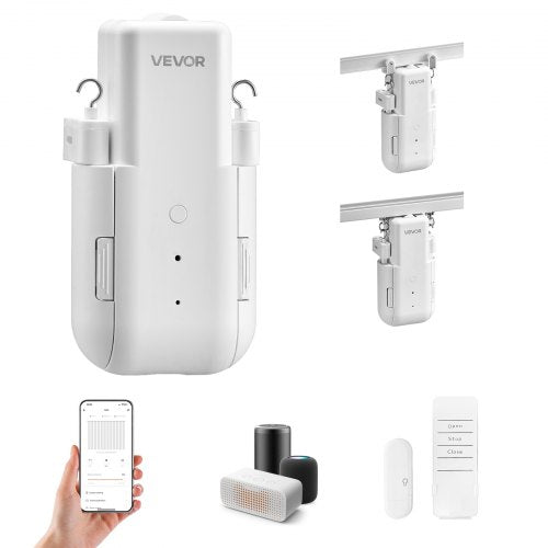 Automatic Curtain Opener, APP and Remote Control, Hub Included,