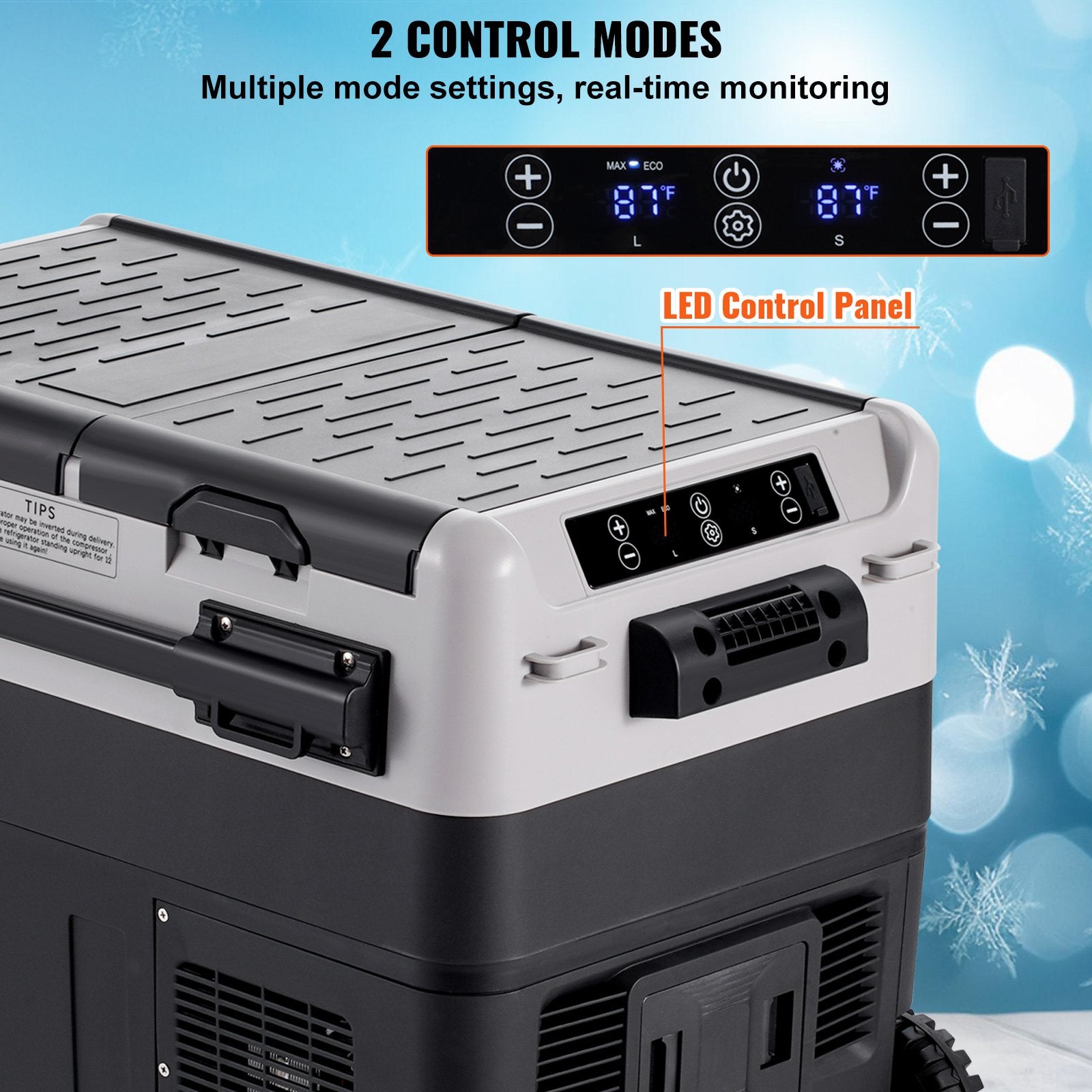 Portable Car Refrigerator, 12 Volt Car Refrigerator Fridge, 40 L /