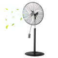 Industrial Pedestal Fan, 24 Inch 85-Degree Oscillating Fan, Height