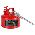 Safety Gas Can, 9.5 L Type II Red Safety Can for Gasoline with
