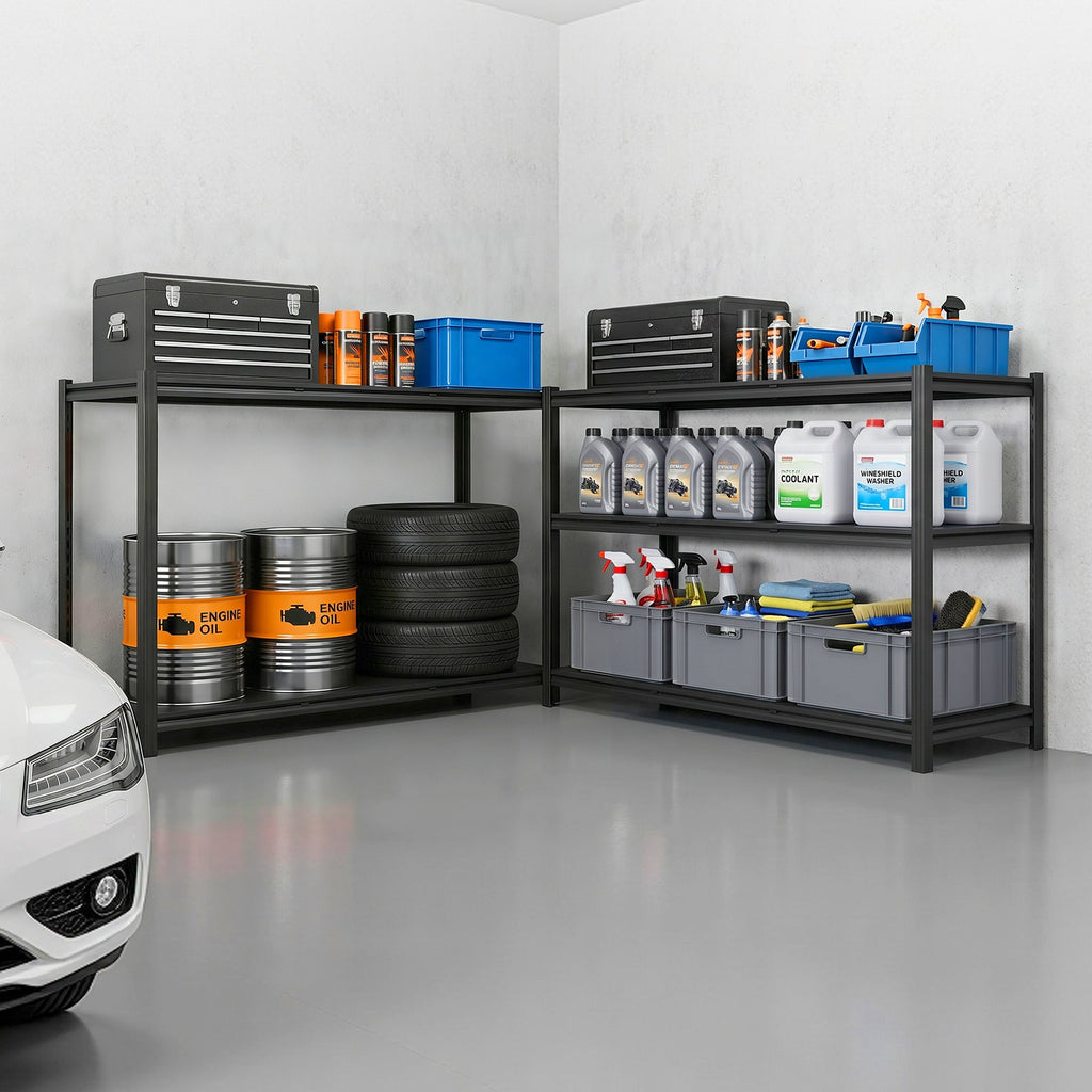 Storage Shelves, 5-Tier Adjustable, 1360.8kg Capacity, Heavy Duty