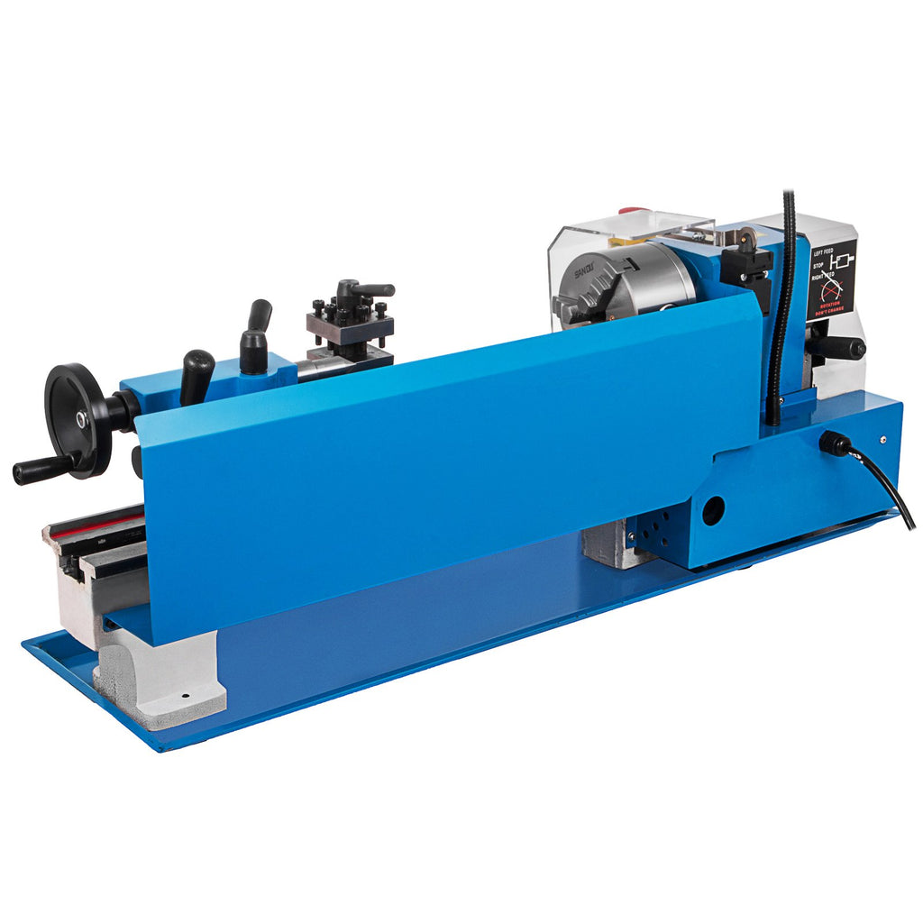 Mini Metal Lathe 550W Variable Speed Metal Lathe 50 to 2500Rpm