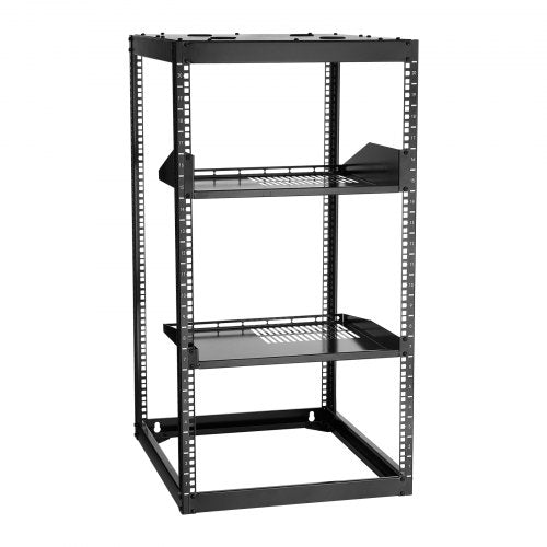 20U Open Frame Network Rack, 585 mm Depth, Wall Mounted or Floor