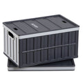 Plastic Collapsible Storage Bins with Lids, 65L 2 Packs, Stackable