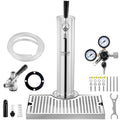 Kegerator Tower Kit, Single Tap Beer Conversion Kit, Stainless Steel