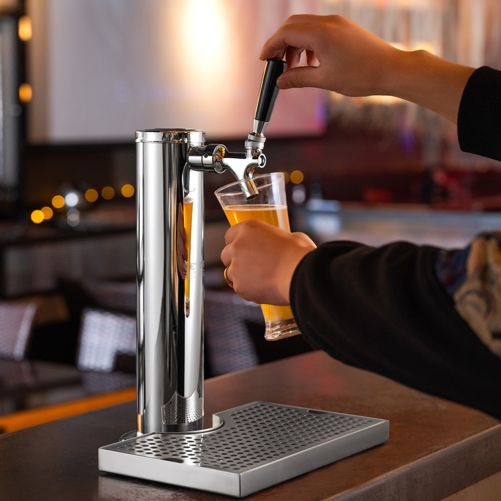 Kegerator Tower Kit, Single Tap Beer Conversion Kit, Stainless Steel