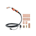 250Amp Mig Welding Gun with 15FT Cable, Compatible with Millermatic