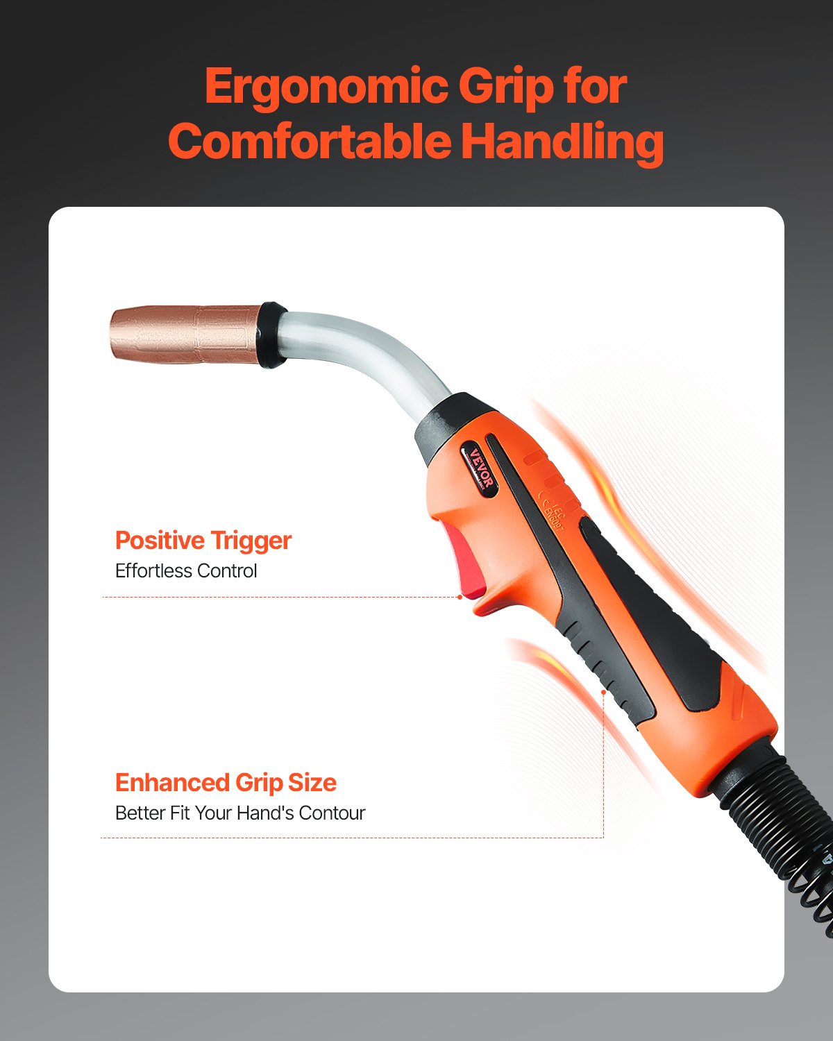 250Amp Mig Welding Gun with 15FT Cable, Compatible with Millermatic