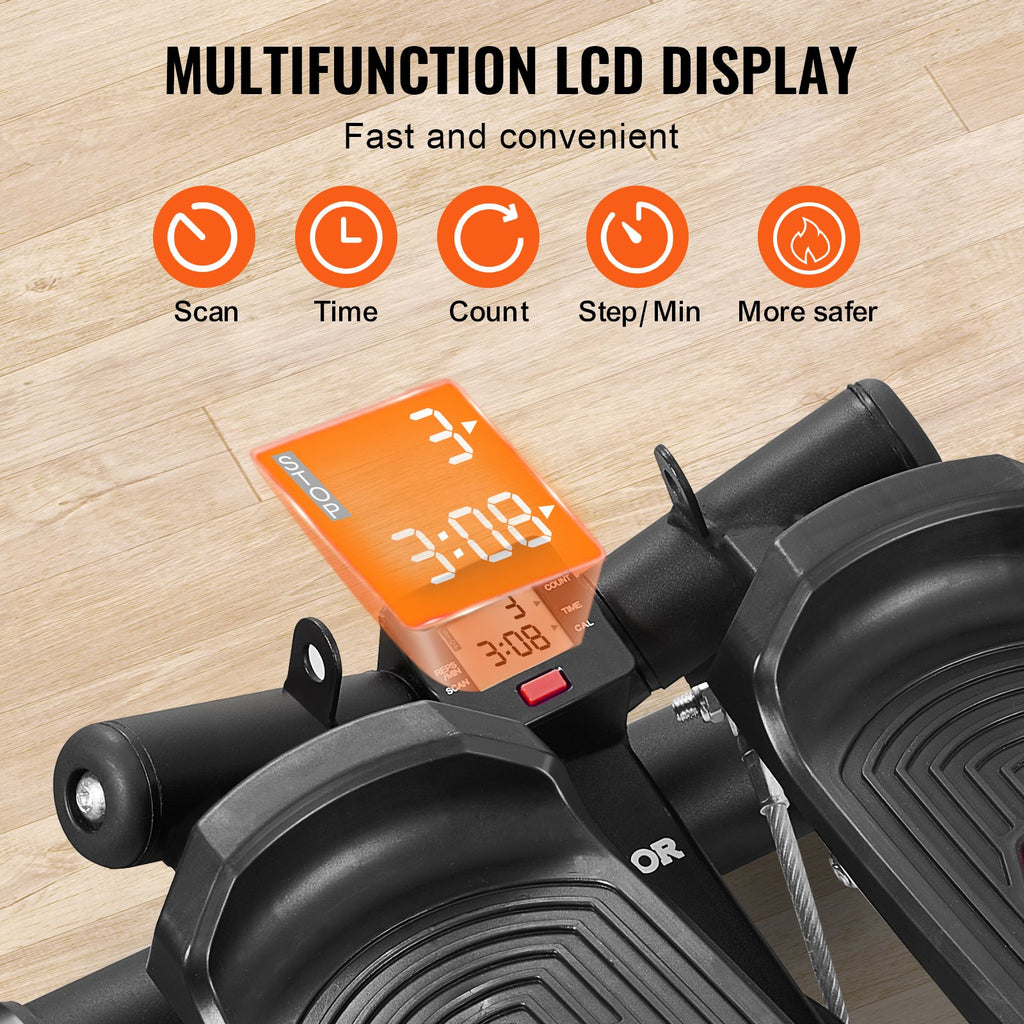 Stair Stepper, Mini Stepper for Exercise at Home, Hydraulic Fitness