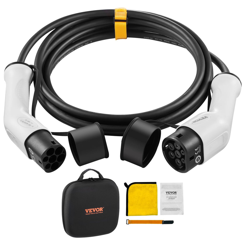 Type 2 to Type 2 EV Charging Cable, 32Amp, 7kW 5 Meters Single Phase