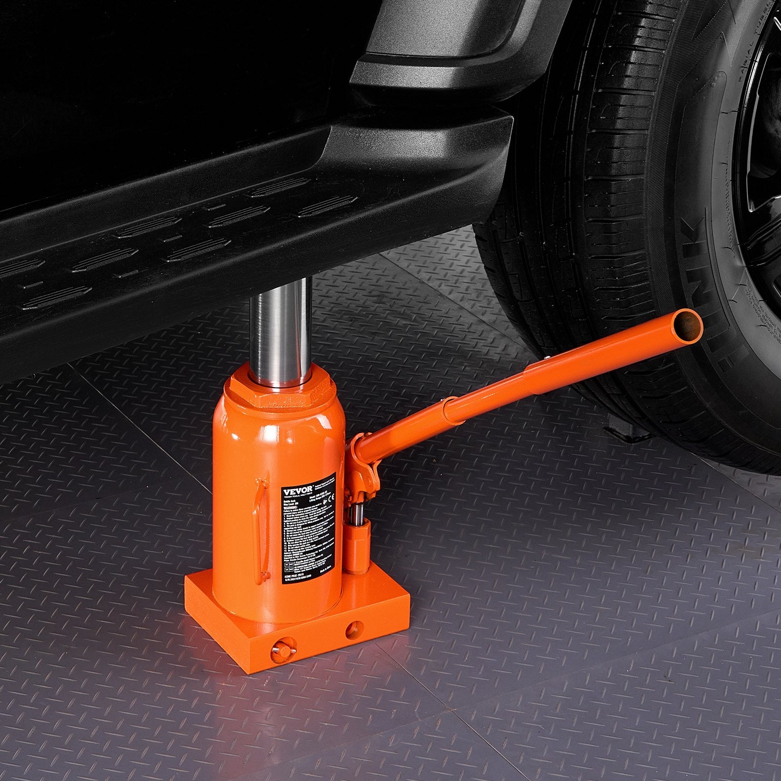 Hydraulic Bottle Jack, 30 Ton/66138 lbs Welded Bottle Jack with