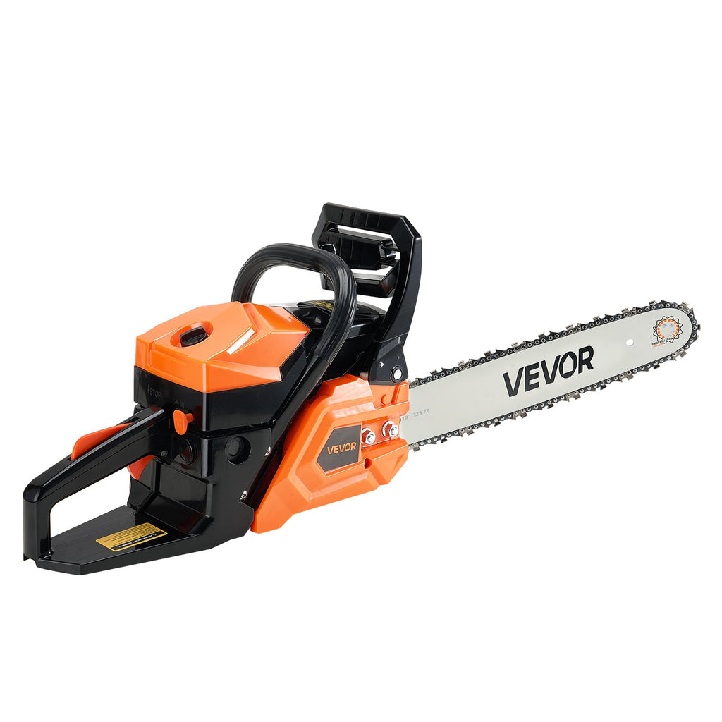 52 cc Gas Chainsaw, 18 inch Gas Powered Chainsaw, 2.4 HP Power Chain