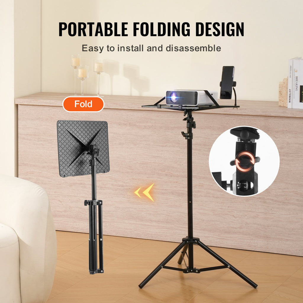Projector Stand, Laptop Stand Tripod Adjustable Height from 26.97 to