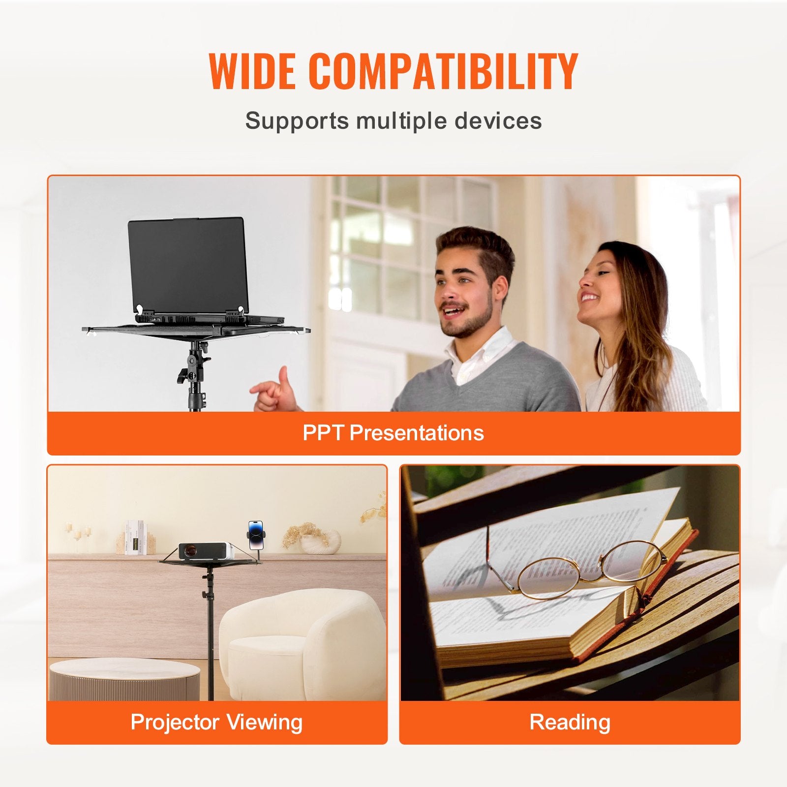 Projector Stand, Laptop Stand Tripod Adjustable Height from 26.97 to