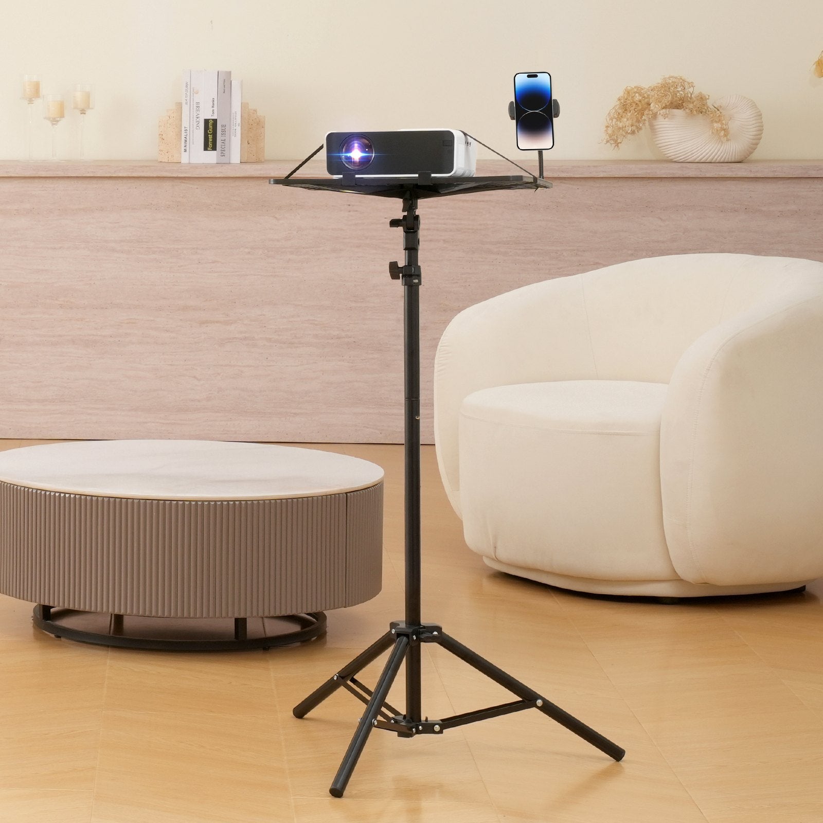 Projector Stand, Laptop Stand Tripod Adjustable Height from 26.97 to