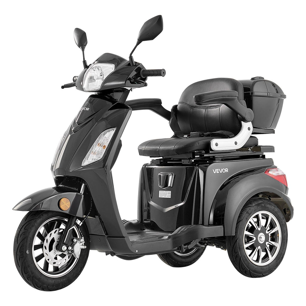 Heavy Duty 3-Wheel Mobility Scooters for Seniors & Adults, 500lbs