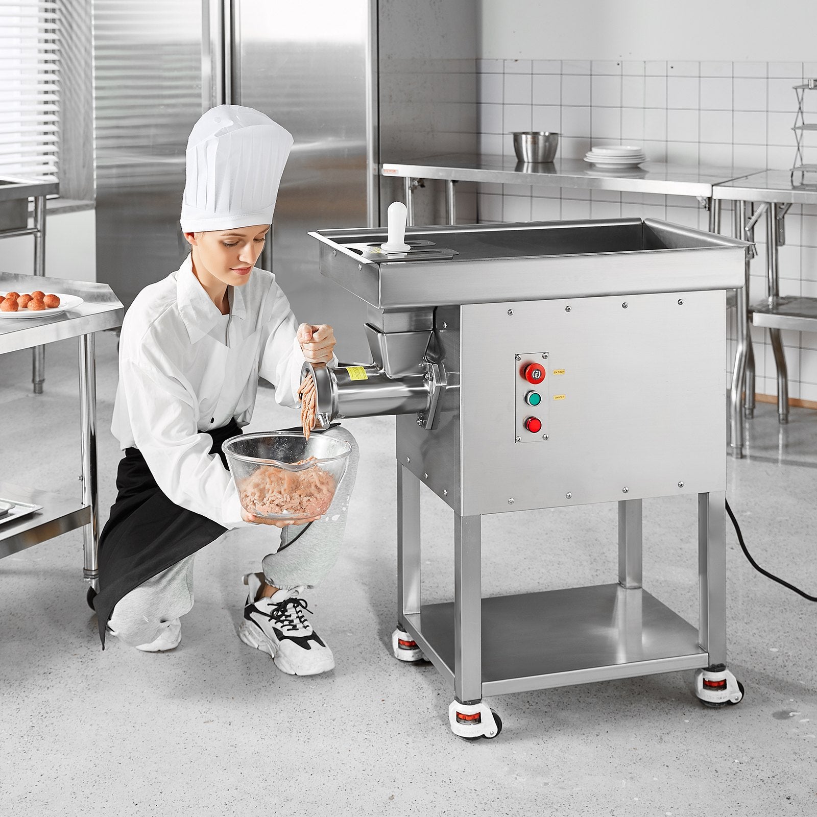 Meat Grinder, 22 Lbs/Min Capacity Electric Meat Grinders w/ Blade,
