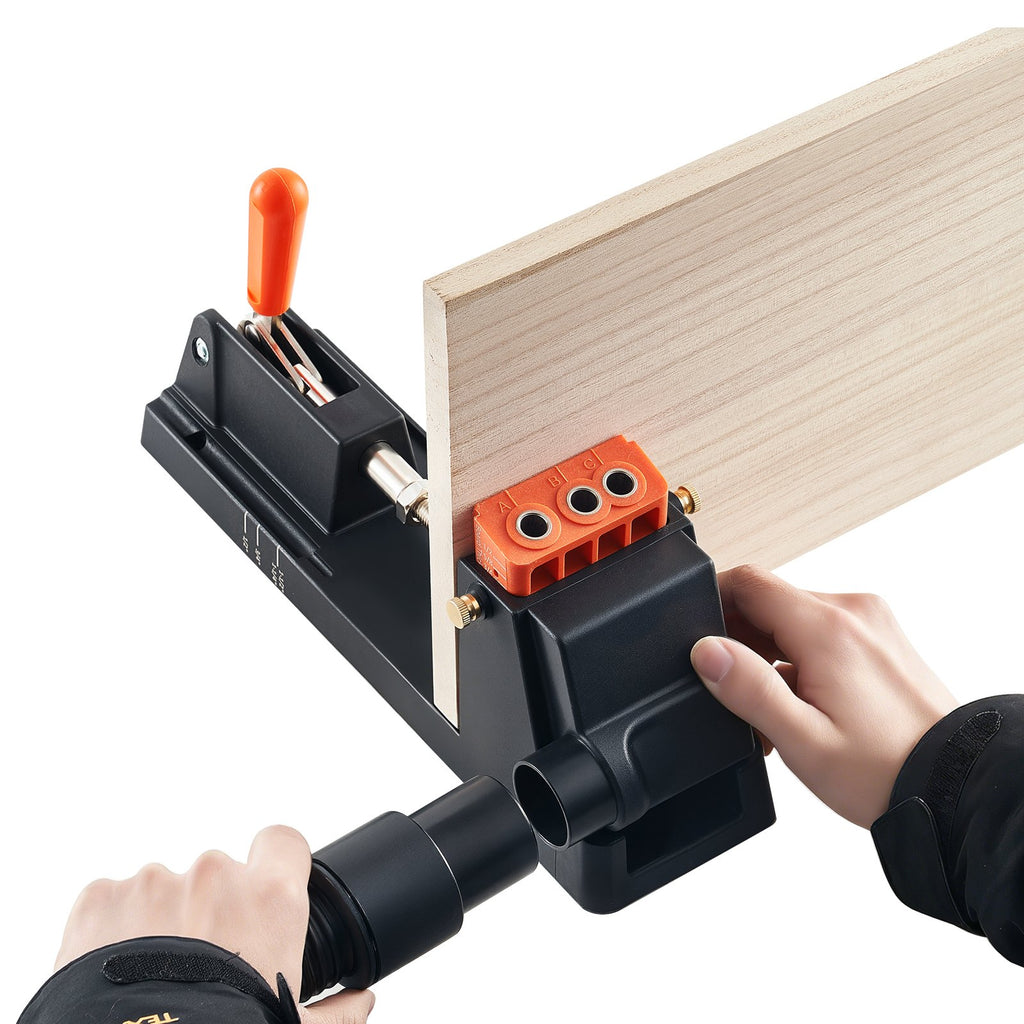 Pocket Hole Jig Kit, 12.7 to 38.1 mm Adjustable, Lightweight Jig
