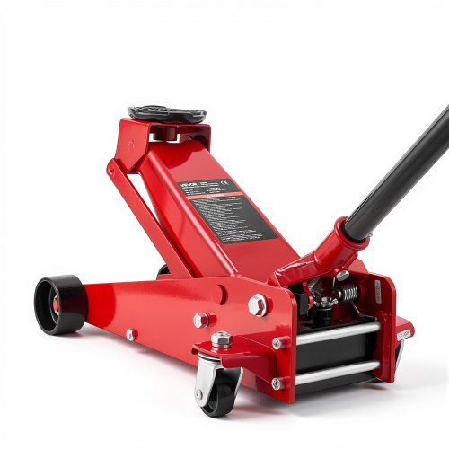 Low Profile Floor Jack, 3 Ton Capacity, Steel Racing Floor Jack with