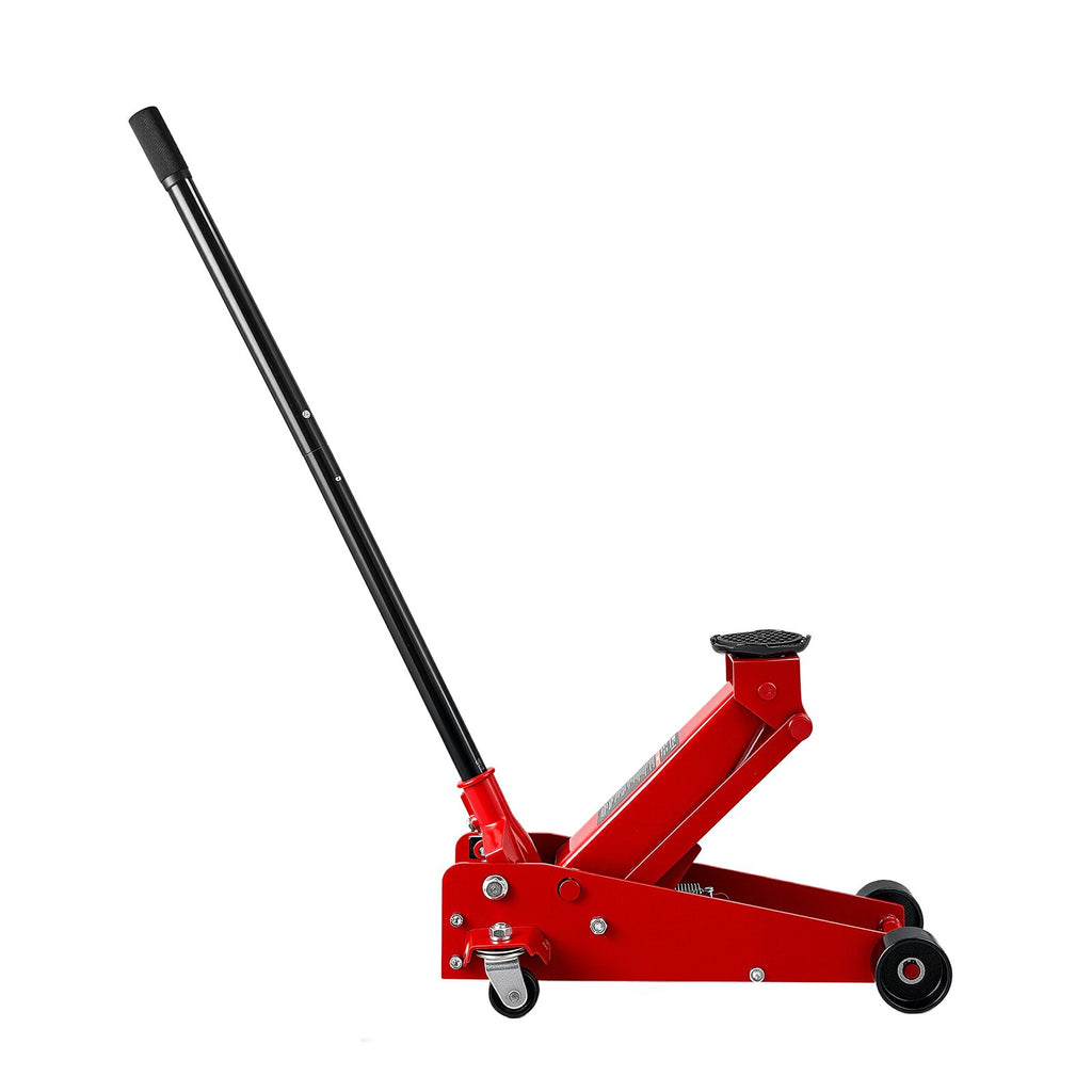 Low Profile Floor Jack, 3 Ton Capacity, Steel Racing Floor Jack with
