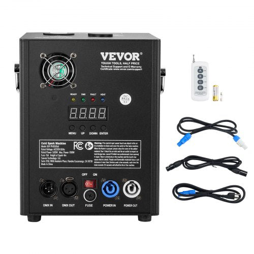 Cold Spark Machine, 500W Output Fireworks Controller, 6.6-13ft