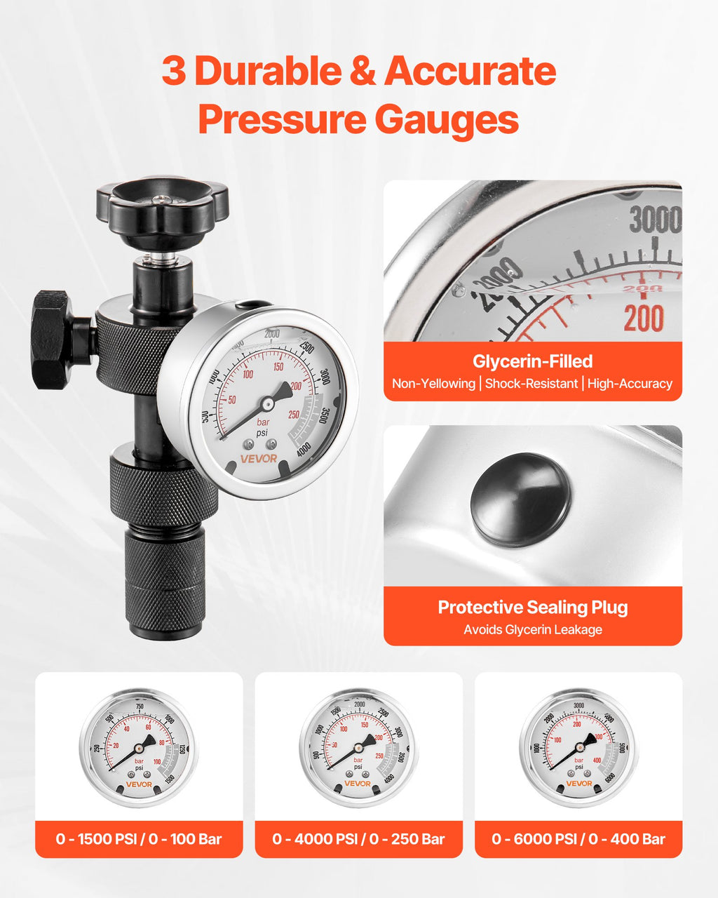 Hydraulic Nitrogen Accumulator Charging Kit, All-in-One Nitrogen Fill